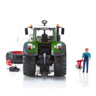 Traktor Bruder Fendt Vario sa mehaničarem i alatom 040413 