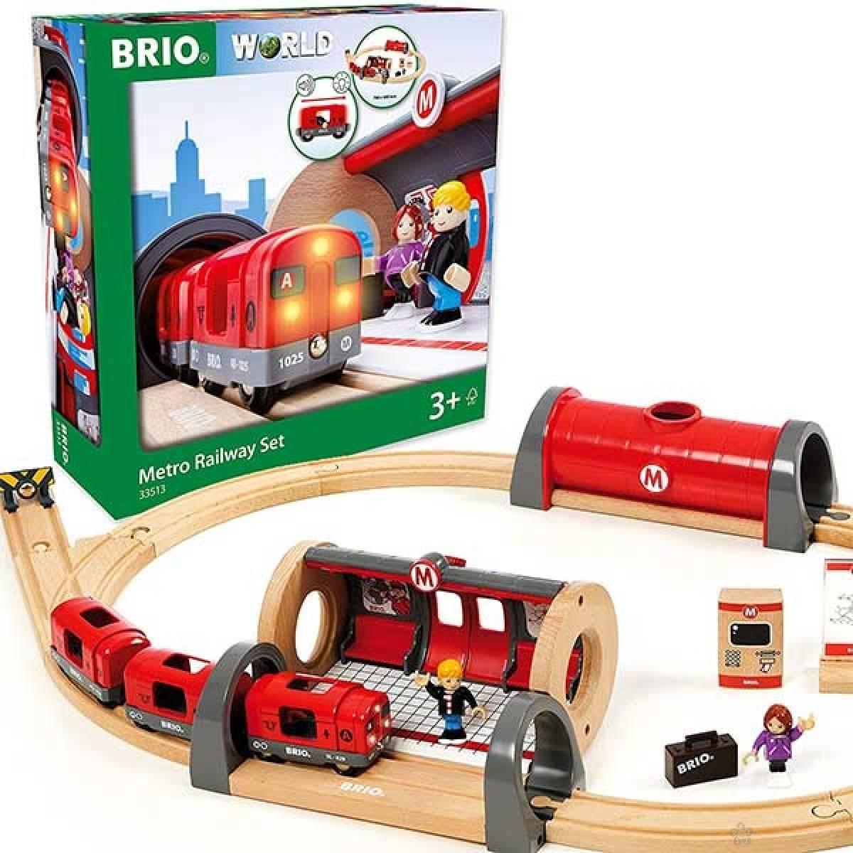 Metro železnički set Brio BR33513 | Dečji sajt